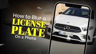 How to Hideaway the License Plate of Your Vehicle Using the Blur Photo Editor App for iPhone screenshot 3