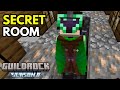 Secret Room with Redstone Hidden Staircase in his Minecraft Base | GuildRock  S8