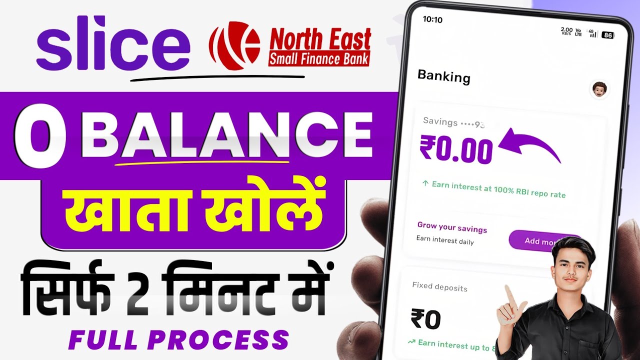 Slice Bank Account Opening | Slice Savings Account | Slice Account Opening | Zero Balance Account