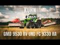GMD 9530 RV und FC 9330 RA | Zwei Mähwerke von Kuhn mit Schwadzusammenführung