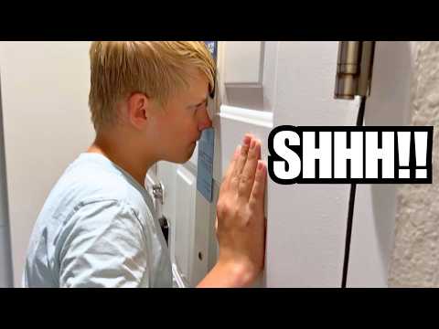We Had to HIDE in Our Hotel Room!