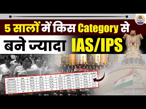 UPSC 2024 : पिछले 5 सालों में किस Category से ज्यादा बने IAS/IPS || IAS-IPS || Prabhat Exam