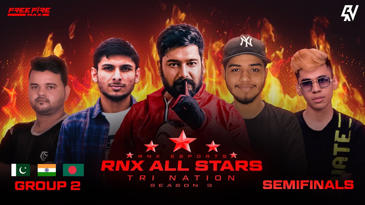 RNX ALL STARS TRI NATION S3 SEMIS G2  - Garena Free Fire Max