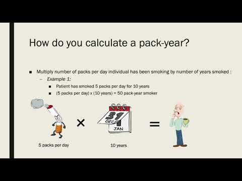 Pack-Year Calculation - YouTube