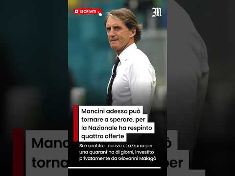 Video Mancini adesso può tornare a sperare, per la Nazionale ha respinto quattro offerte