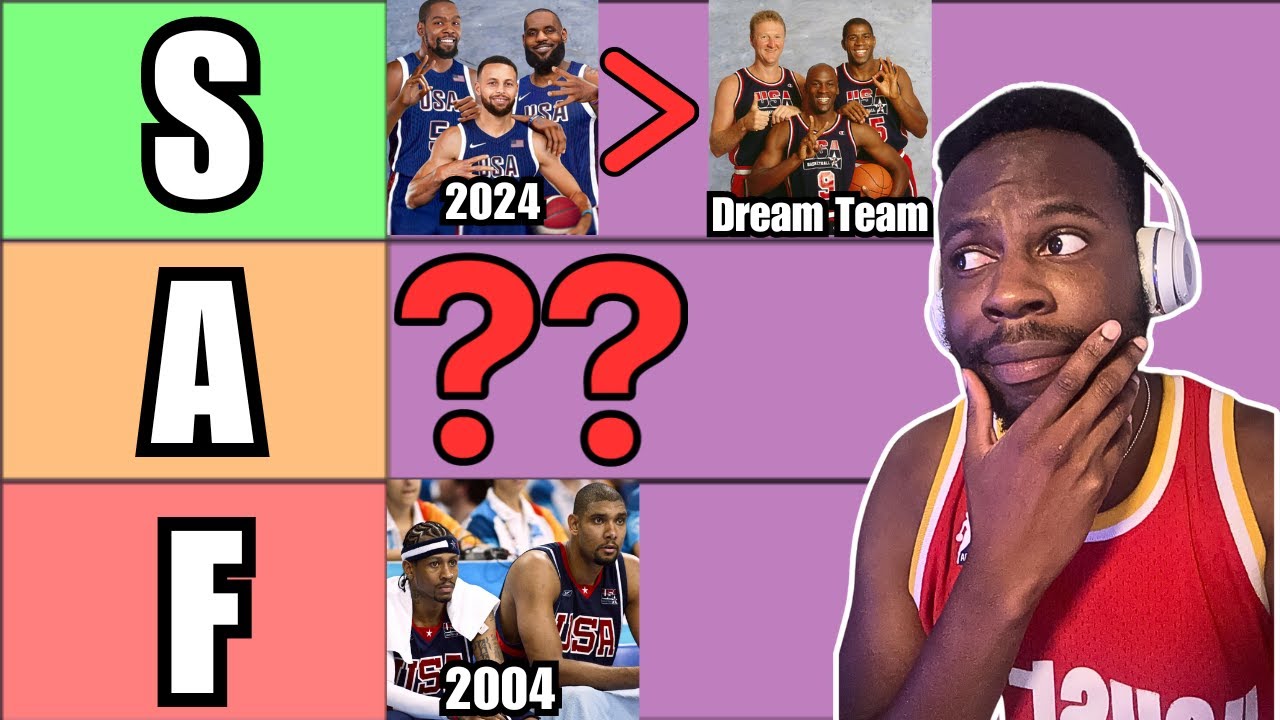 Tier Ranking EVERY Team USA Men's Basketball Team Since '92