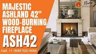 Majestic Ashland 42 Wood-Burning Fireplace ASH42 - YouTube