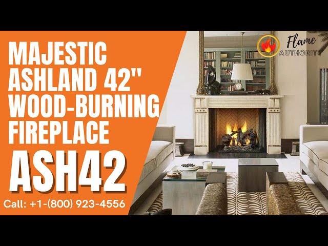 Majestic Ashland 42 Wood-Burning Fireplace ASH42 - YouTube
