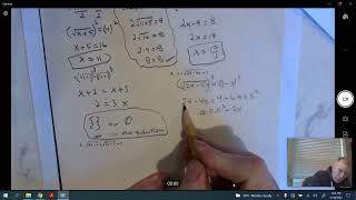 8-4 Solving Radical Equations p. 225 in Packet