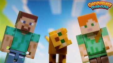 Minecraft Magnetic Block Adventure for Kids, Part1 =)