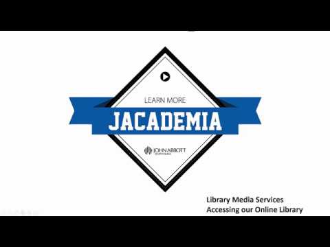 JACADEMIA - Accessing our Online Library