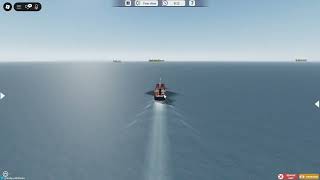 Dynamic Ship Simulator 3 Haulbowline - Puerto Ushuaia Timelapse #DSS3 #roblox #maritime