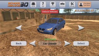 School Driving 3D | Challenges 2 - BMW 5 (Automatic) screenshot 3