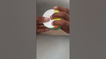 How to make the checker board pattern on a cylinder cube #shorts