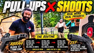 Shooting and Calisthenics : Glock 17 PMM vs Walther PDP F series pro PMM