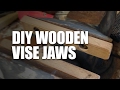 How to make wood jaws for a bench vise – Woodworking Trick How to make wood jaws for a bench vise – Woodworking Trick