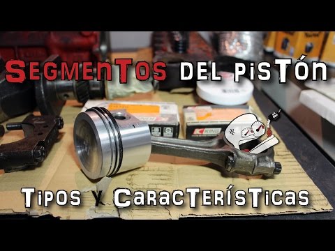 Segmentos del pistón, tipos y características | (En español)