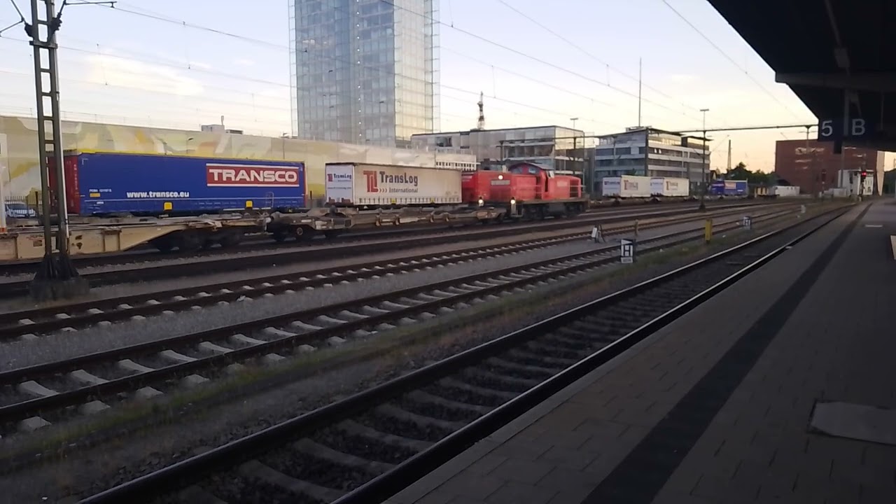 Güterzug Rangierfahrt in Singen