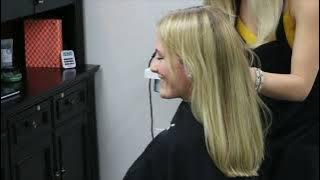 Shelby LV - Pt 2: Long Blonde Hair to Undercut Bob (Free Video)