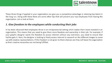 Employee Retention How to Prevent Your Best Employees from Leaving