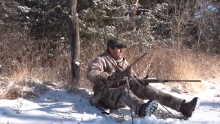 Calling a Coyote in Thick Timber! Extremely Low Temperatures!