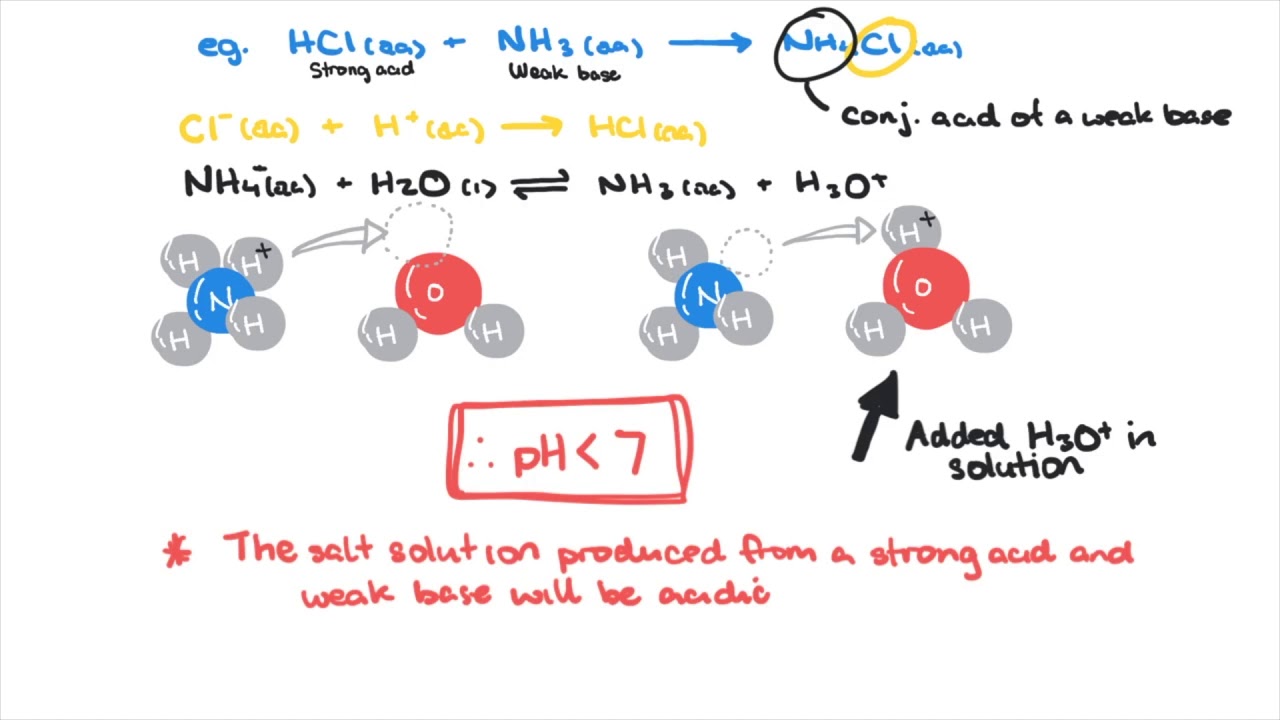 Explaining the pH of Salt Solutions YouTube