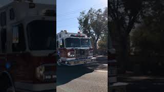 Phoenix Fire Department Squad 44 Rolling Out
