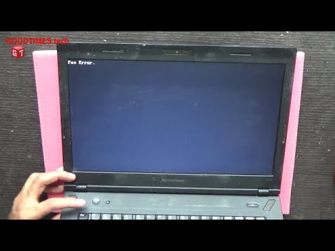 kone Modtager maskine Væsen Lenovo E40 Laptop showing "Fan Error". - YouTube