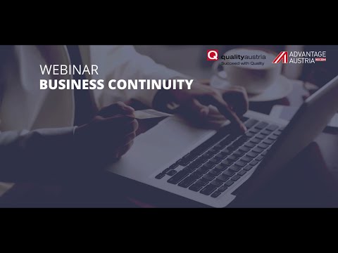 Webinar | Business Continuity Quality Austria | 25.02.2021