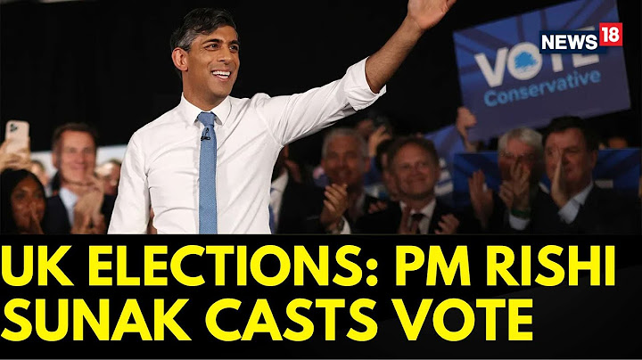 U.K Elections 2024 | British Prime Minister Rishi Sunak Casts Vote | Rishi Sunak News | News18