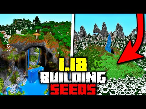 BEST MINECRAFT 1.18 SEEDS For BUILDING!