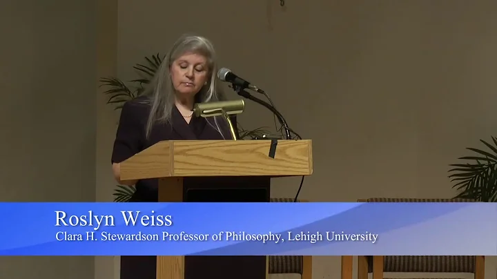 Roslyn Weiss: "The Transcendent God of Goodness"