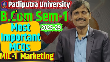 2️⃣ PPU B.Com Sem 1 Marketing Minor 🎯 | Meaning, Functions & Concepts | Exam Oriented 📚