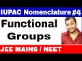 11 chap 12 ||  IUPAC Nomenclature 04 || Functional Groups with Secondary Suffix  JEE MAINS/NEET