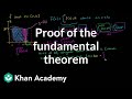 Proof of fundamental theorem of calculus | AP Calculus AB | Khan Academy