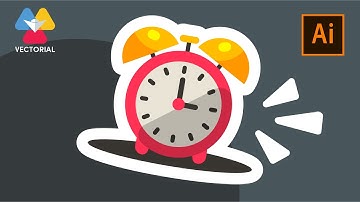 Alarm Clock tutorial for beginner : Adobe illustrator tutorial
