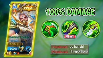 HANABI NEW BUILD! (Must Try) THIS BUILD FOR HANABI BROKEN DAMAGE | HANABI BEST BUILD 2023 | MLBB