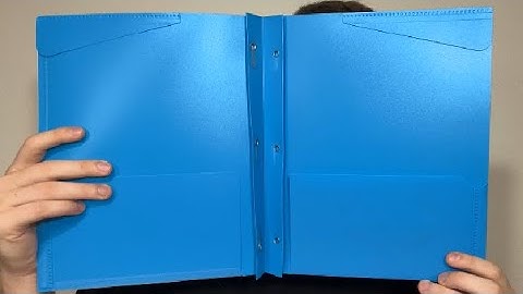 INFUN Heavy Duty Plastic Pocket Folder with Prongs and Clear Front Pocket Review