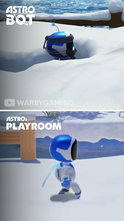 Astro Bot vs Astro's Playroom | Snow Physics