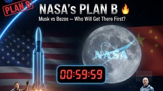 NASA’s PLAN B: The New Moon Race Between Elon Musk & Jeff Bezos Begins 🚀🌕