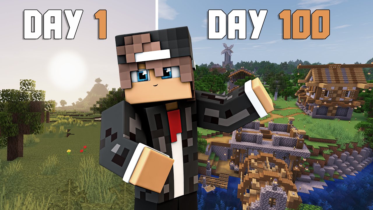 100 days minecraft. Майнкрафт Онли. Minecraft only. 6 Minecraft Days in IRL time.