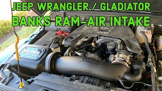 Jeep Gladiator / Wrangler  Banks RamAir Intake