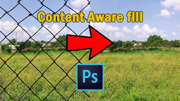 Remove Fence with 3 Simple Steps in Photoshop CC | Content Aware Fill | BAstudio