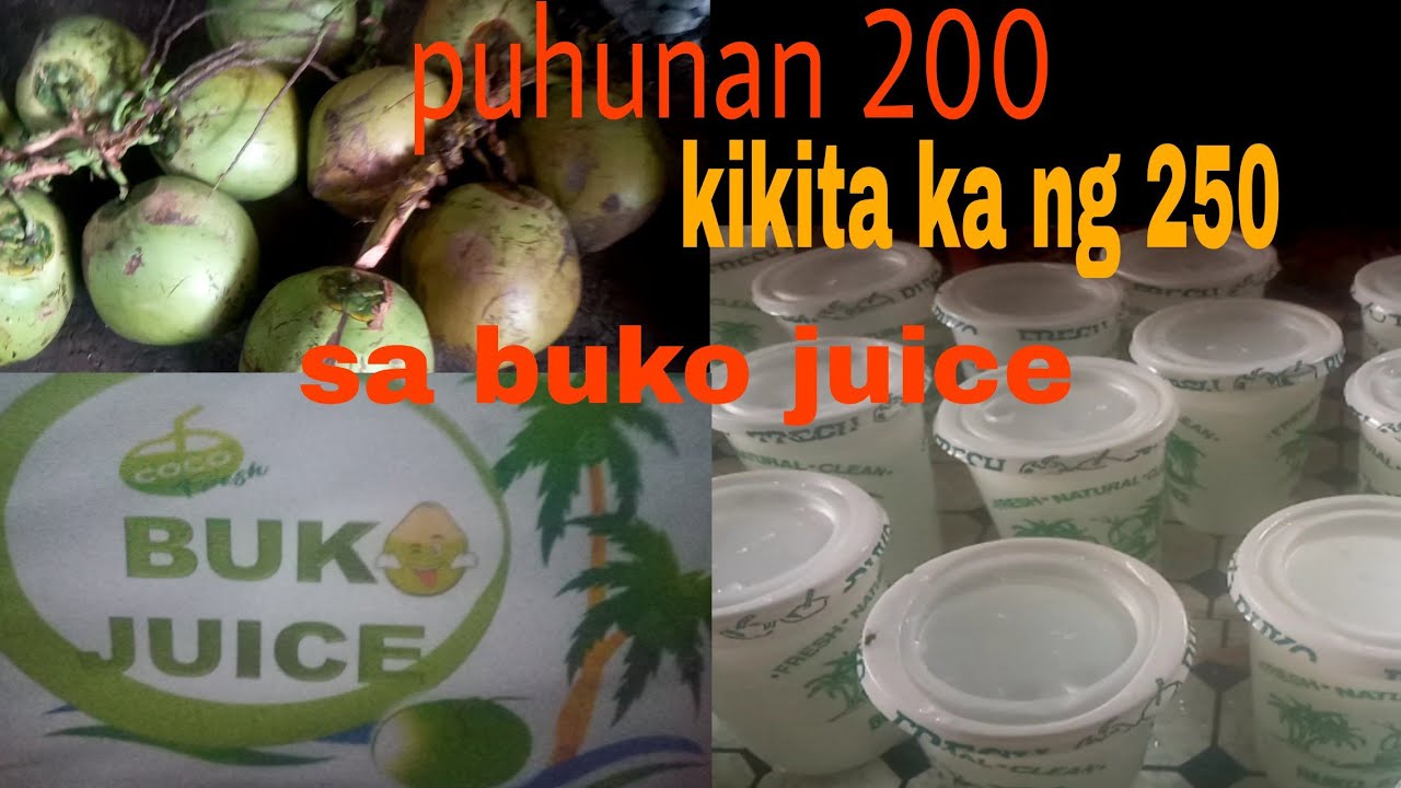 buko juice pang negosyo na fresh na fresh pang inumin zamboanga city