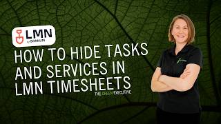 How to Hide Tasks and Services in LMN Timesheets