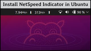 How to Install NetSpeed Indicator In Ubuntu 21.04 , 20.04 [ 2021 ] screenshot 5