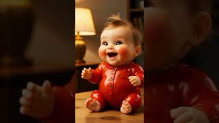 Fork Feeds Apple 🍎 Baby 😂 Character Realistic 3D ASMR Oddly Satisfying#shortsfeed#ai #asmr#ai#aiart