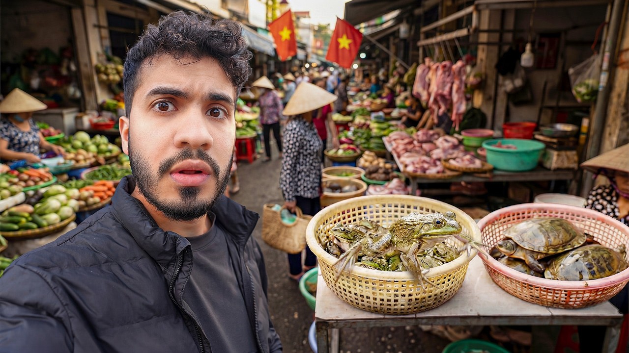 VIDEO SIN CORTES en el MERCADO EXÓTICO de VIETNAM 🇻🇳