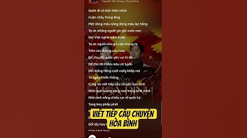 Thumbnail of Viết Tiếp Câu Chuyện Hòa Bình - Tùng Dương, Nguyễn Văn Chung #music #relax #cutebabyturtle