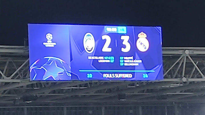 🇪🇺ATALANTA  - REAL MADRID 2-3🇪🇺 | COMUNQUE UNA BELLA SERATA 🖤💙